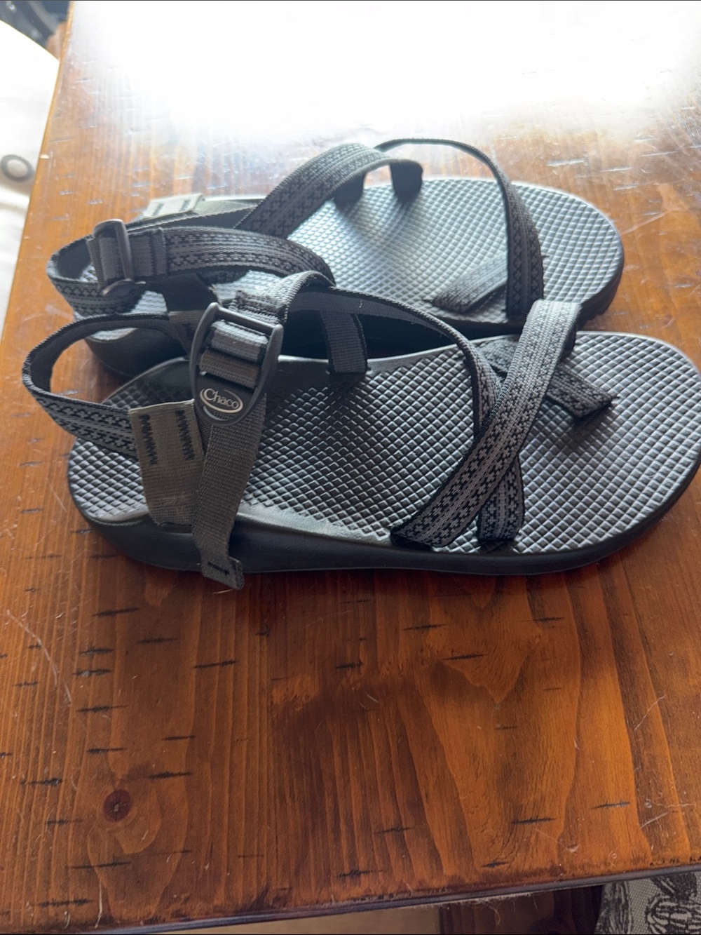 Chaco Men's Charcoal Gray Outdoor Strap Sandals